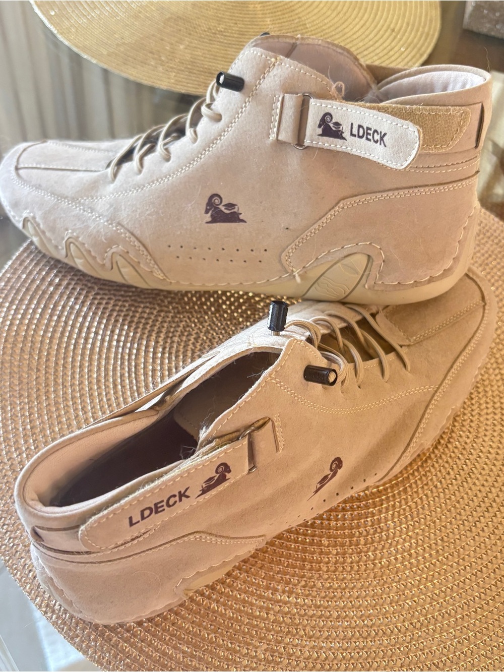 AUS Men's Beige Suede Chukka Boots - Casual Lace-Up - Picture 3 of 4